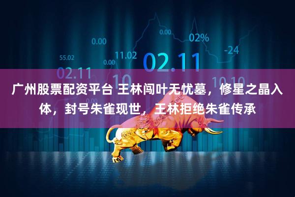 广州股票配资平台 王林闯叶无忧墓，修星之晶入体，封号朱雀现世，王林拒绝朱雀传承